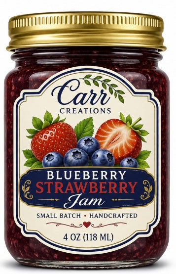 Blueberry Strawberry Jam - 4oz