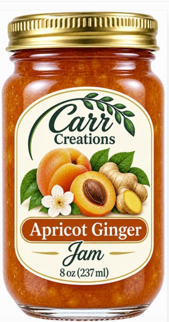 Apricot-Ginger Jam - 8oz