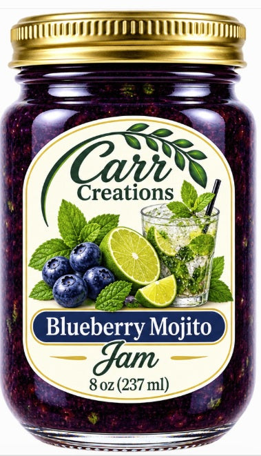 Blueberry Mojito Jam - 8oz