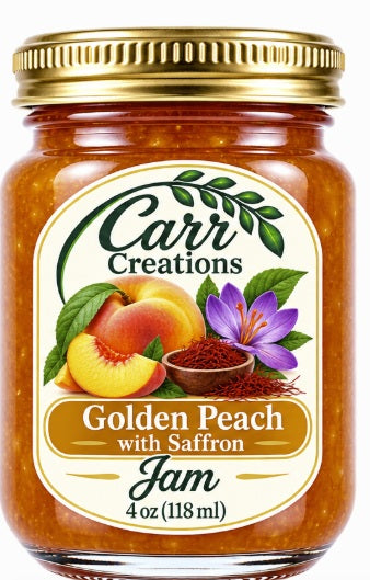 Peach Preserves With Saffron - 4oz
